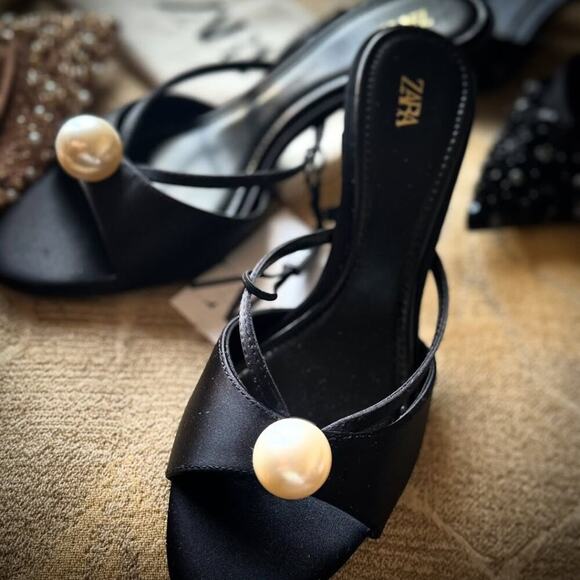 RARE!!! ZARA Embellished Heels NWT LAST ONE!!! - Picture 12 of 16